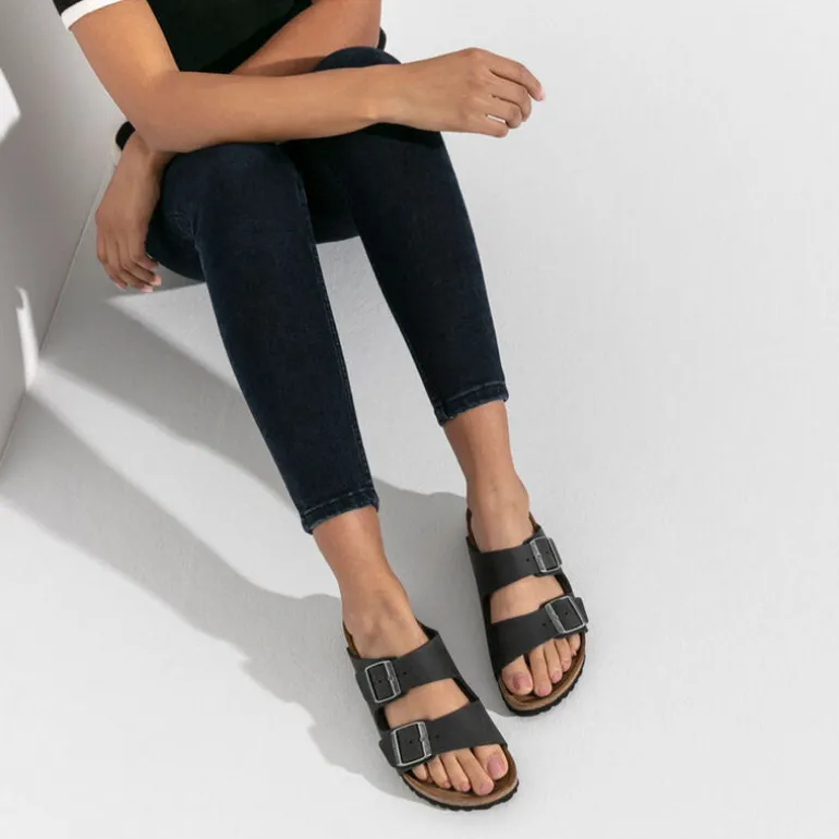 Arizona Soft Narrow Sandal Oiled Leather