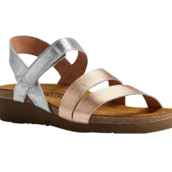 Kayla Sandal Silver and Rose Gold (7806-NUX)