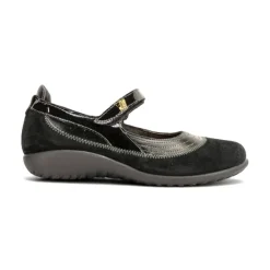 Kirei (11042) - Black Madras Leather/Black Suede