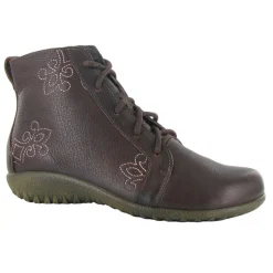 Manga Embroidered Lace Up Bootie (11024)