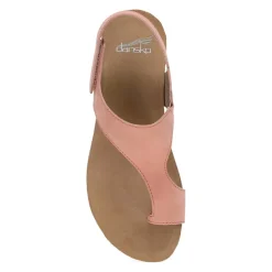 Reece T-Strap Slingback Sandal - Rose Nubuck