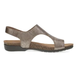Reece T-Strap Slingback Sandal - Bronze Metallic
