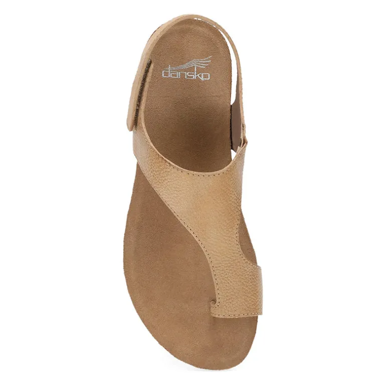 Reece T-Strap Slingback Sandal - Honey Distressed