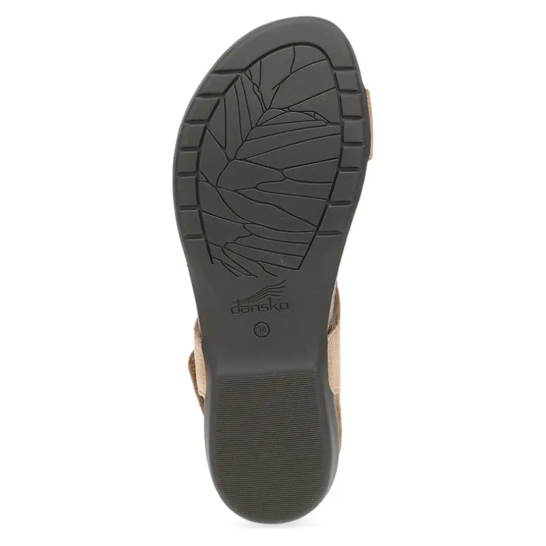 Reece T-Strap Slingback Sandal - Honey Distressed