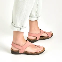 Reece T-Strap Slingback Sandal - Honey Distressed