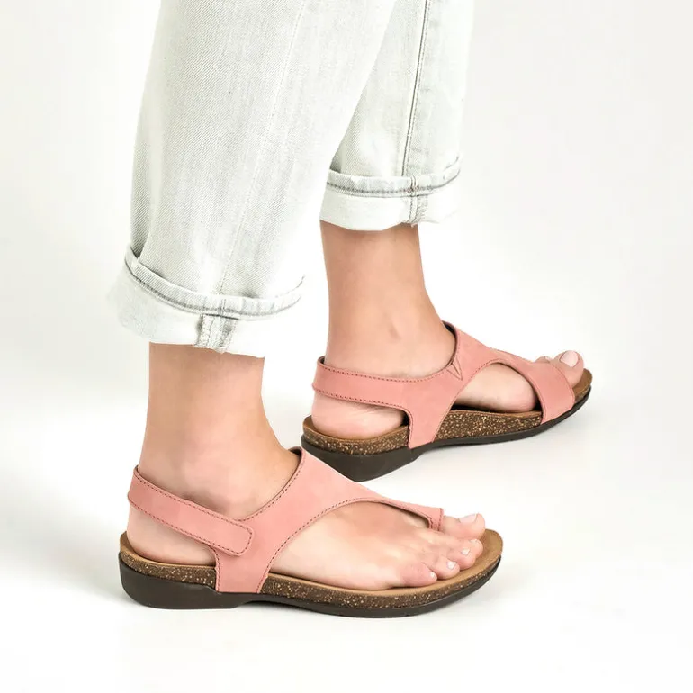 Reece T-Strap Slingback Sandal - Honey Distressed
